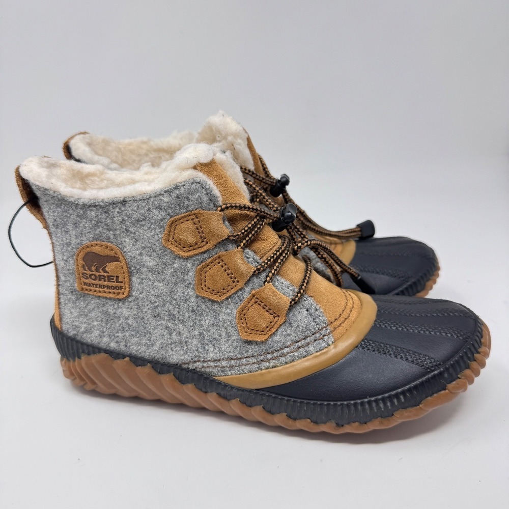 Sorel Women's Out 'N About Plus Boots Faux Fur Lined Waterproof Size 5